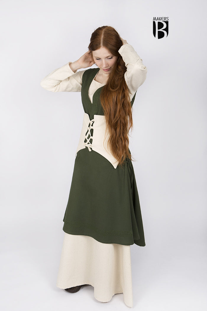 Cotton corset Thana, natural