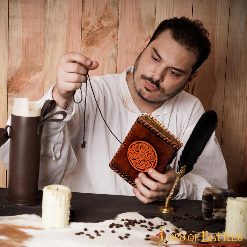 Læderbog keltiske spiraler