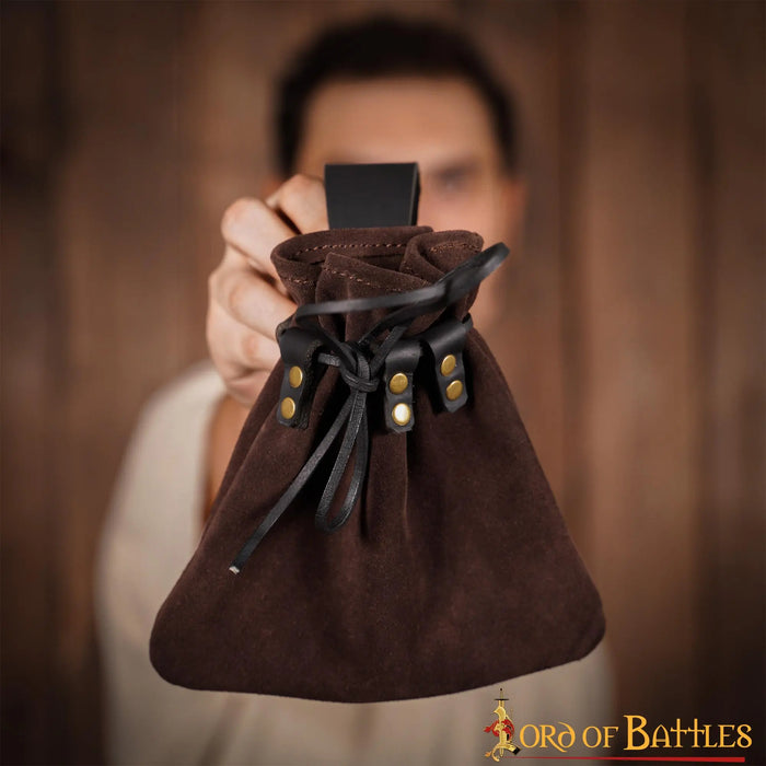 Medieval pouch Amelyn, brown