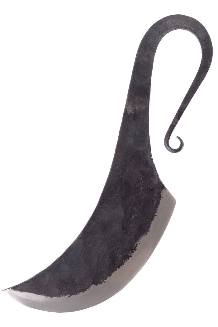 Ręcznie kuty nóż, półostry