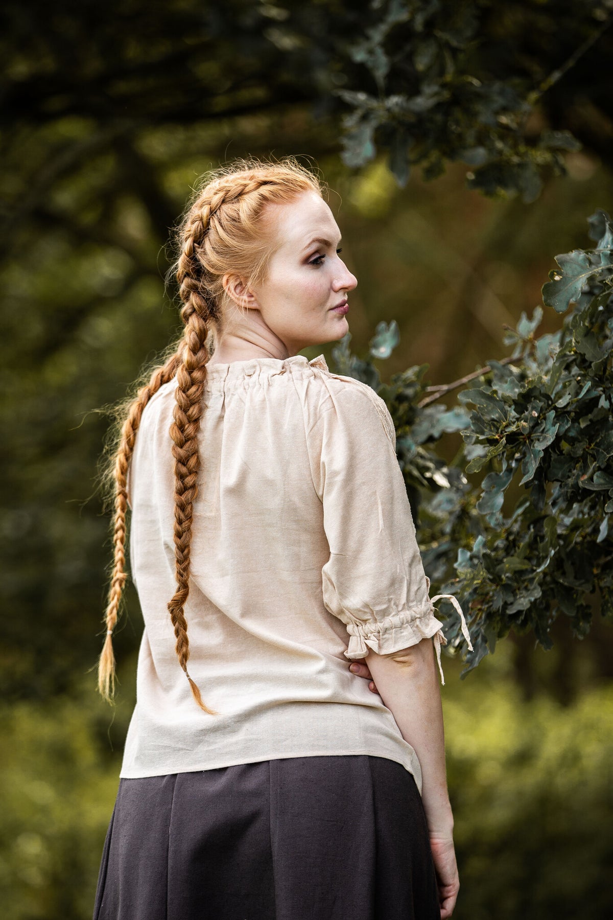 Koszula Rosamund, naturalna