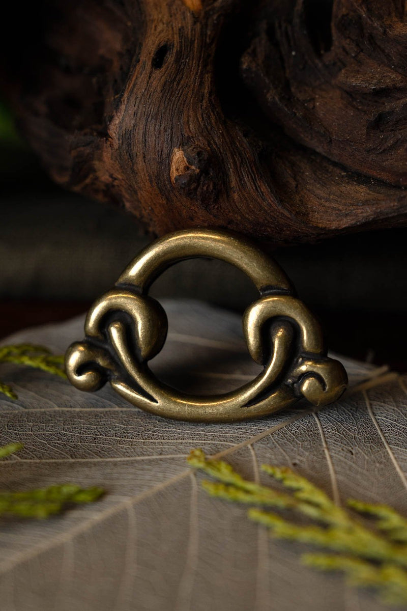 Birka ring for seax scabbard