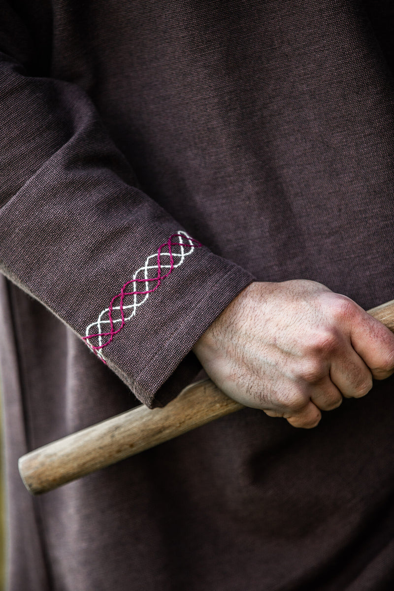 Wikinger Tunika Wolf Fenrir, braun