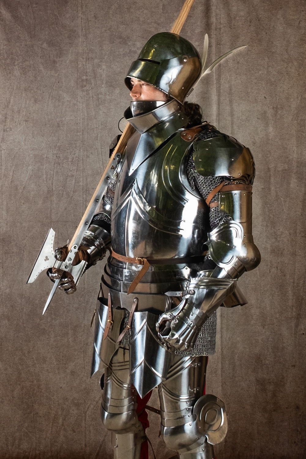 Vollständiger gotischer Kürass, 1,2 mm