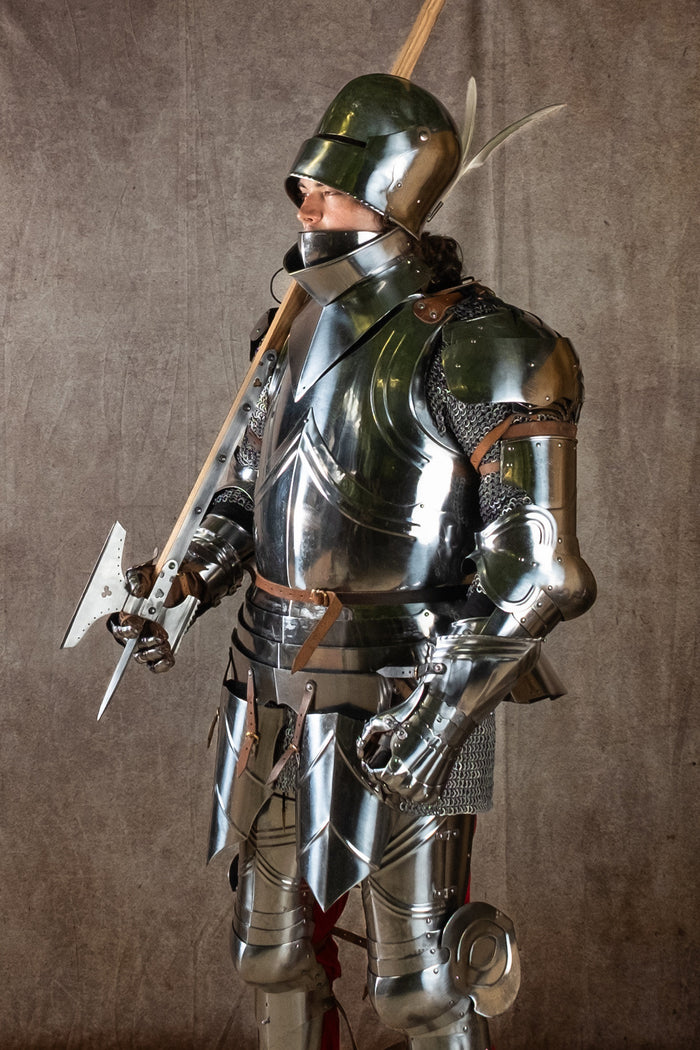 Vollständiger gotischer Kürass, 1,2 mm