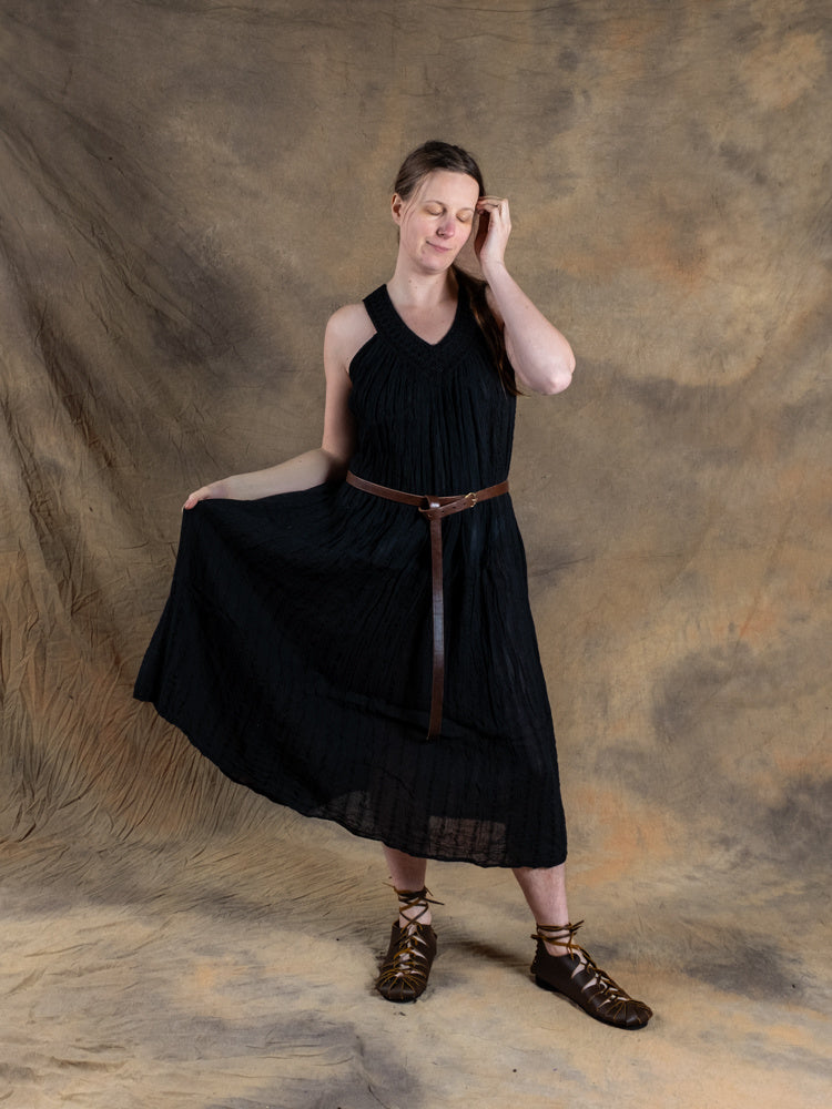 Gudinneklänning Hera, svart