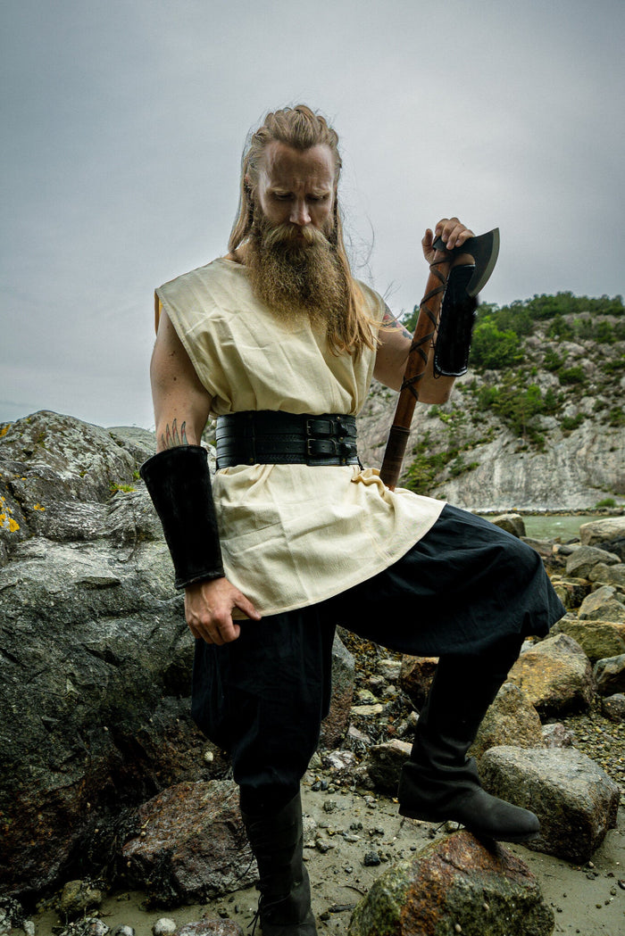 Tunika bez rękawów, kremowa 