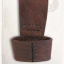 Drinking horn belt holder Louis brown