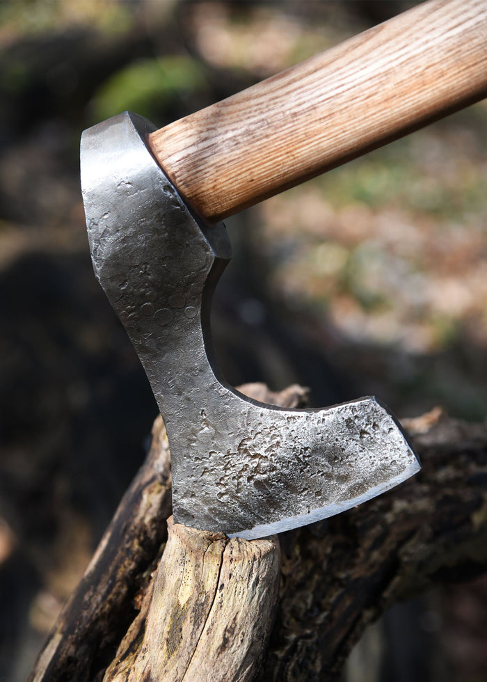 Viking Axe, Hand-Forged Steel, Type B, semi-sharp