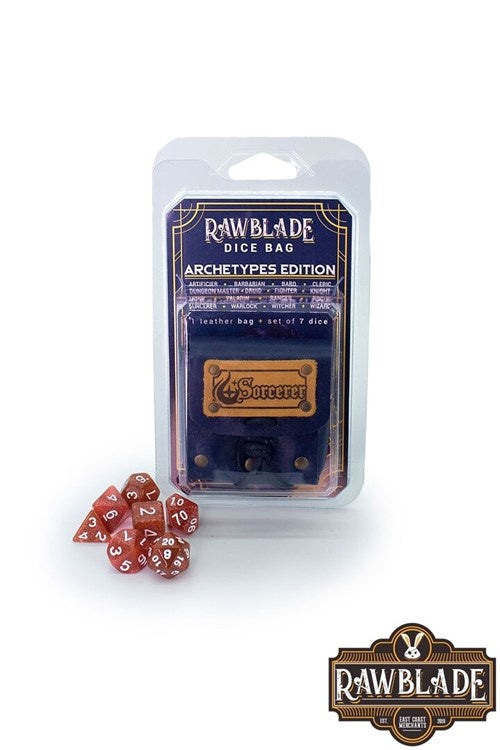 Dice bag with dice set, Sorcerer