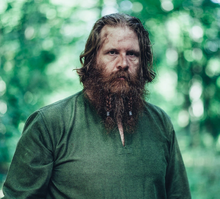 Lang vikingetunika Hvitserk, grøn