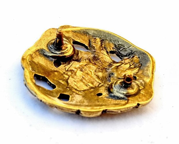 Guarnizione vichinga Midgard Serpente, bronzo argentato