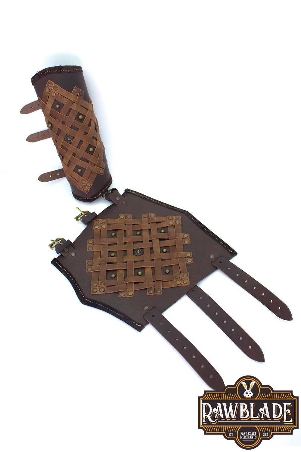 Brawley bracers, underarmsbeskyttere – brun