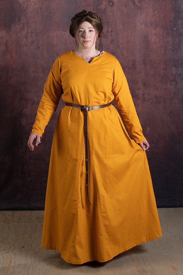 Vikingekjole Milla, gul
