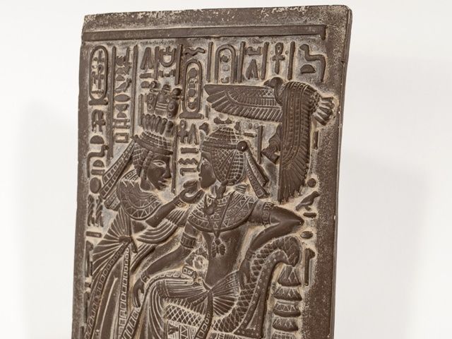 Relief Cleopatra og Marcus Antonius