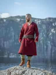 Kaftan Gustav, röd, ullmix