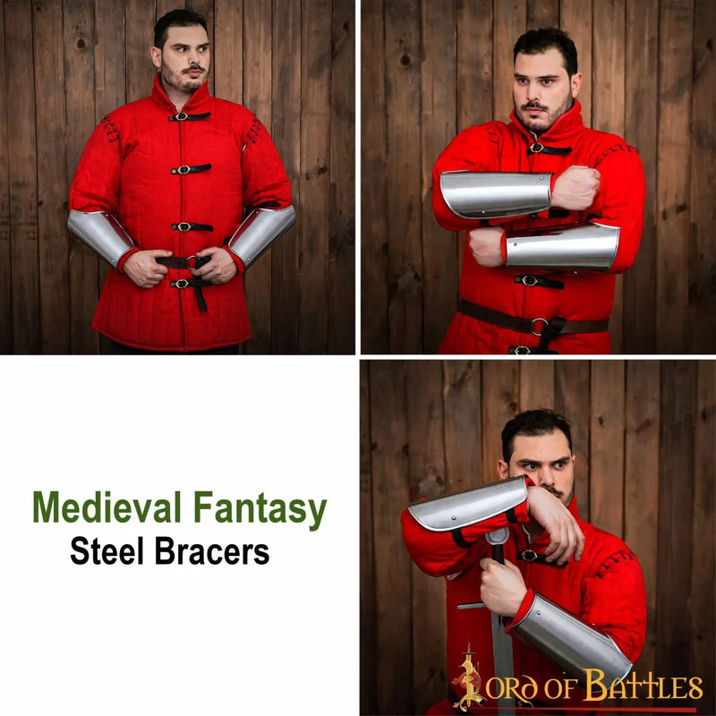 Italienische Bracers 15. Jahrhundert, Unterarmschützer, 1,2 mm