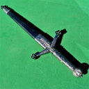 Scottish dagger with honeycomb motif, semi-sharp