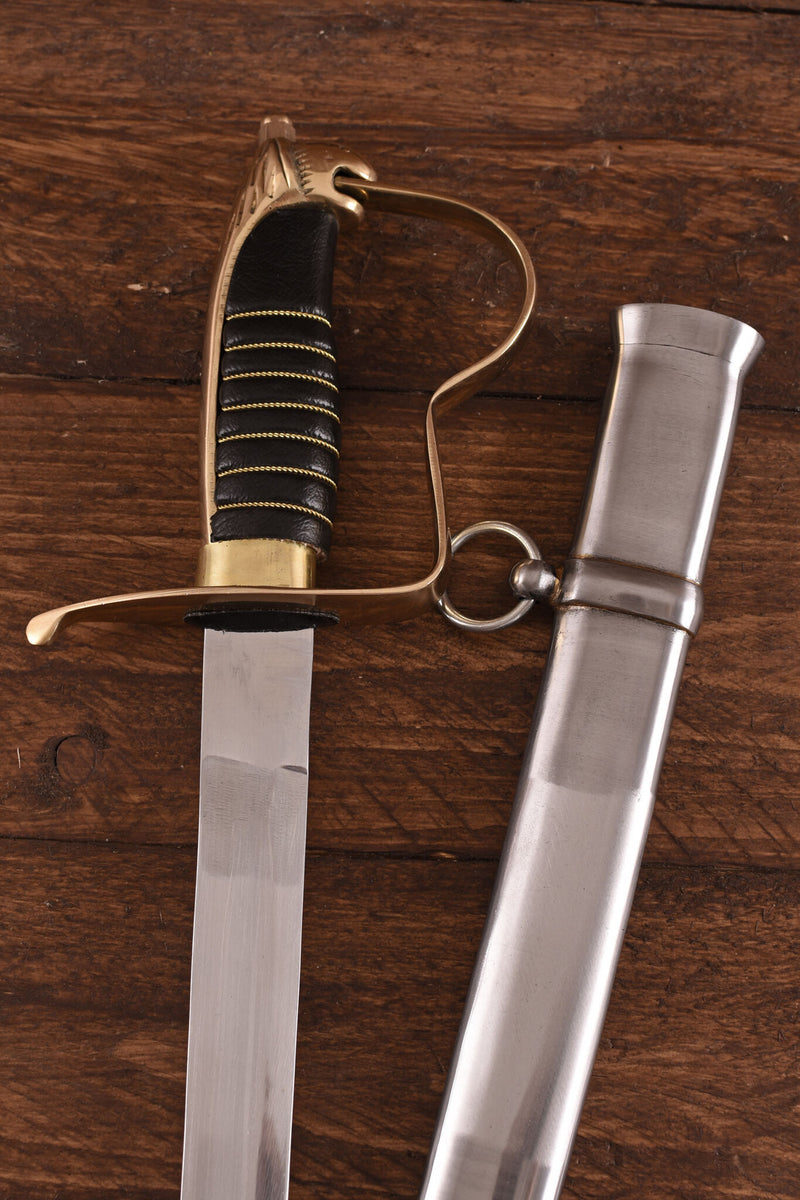 Sable de oficial de la marina británica, semi-afilado