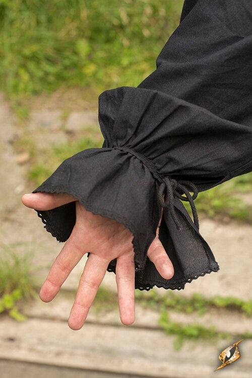 Piratskjorte Jack, sort