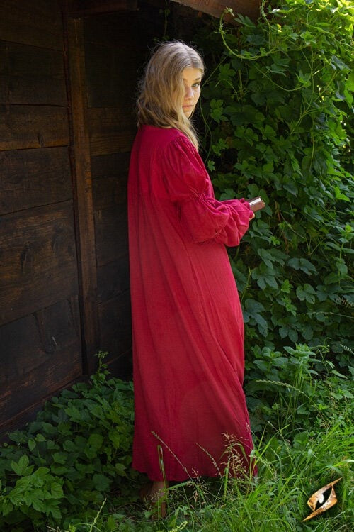 Renæssancekjole Lucretia, rød