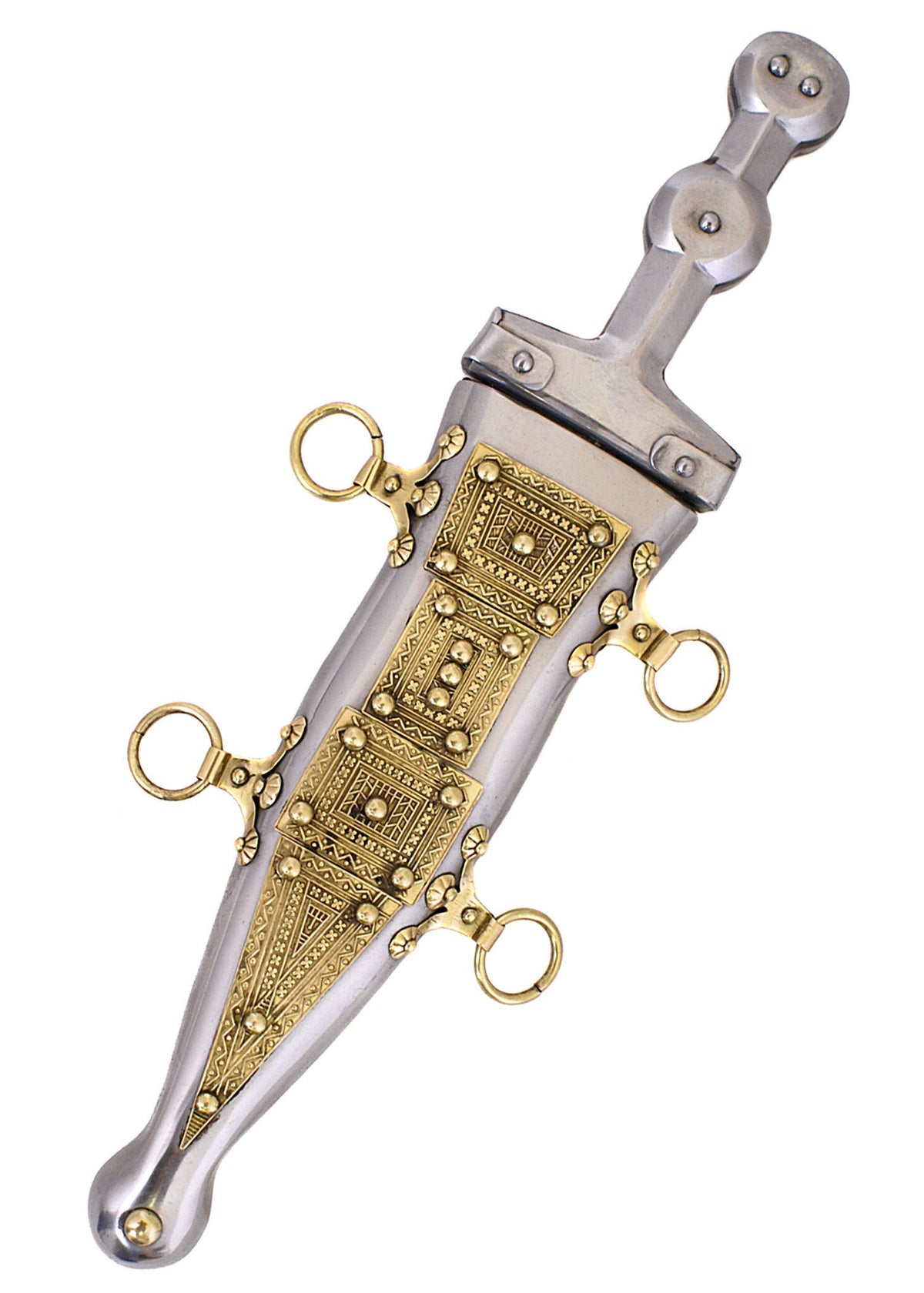 Pugio, 1. Jahrhundert, Typ 1, halbscharf