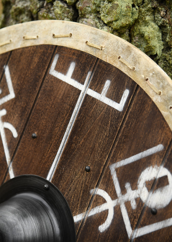 Vikingasköld Vegvisir med råhud