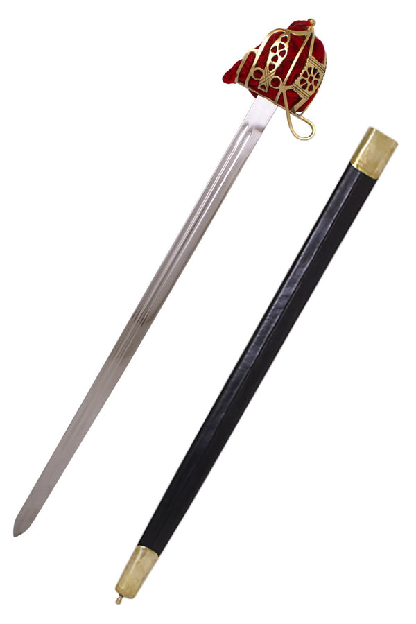 Broadsword de cesta 1828, semi-afiado