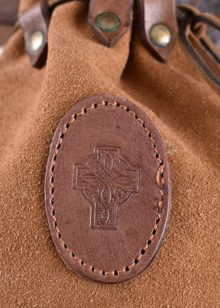 Keltisk læderbæltepung