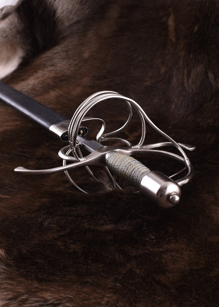 Rapière allemande du XVIIᵉ siècle, semi-tranchante