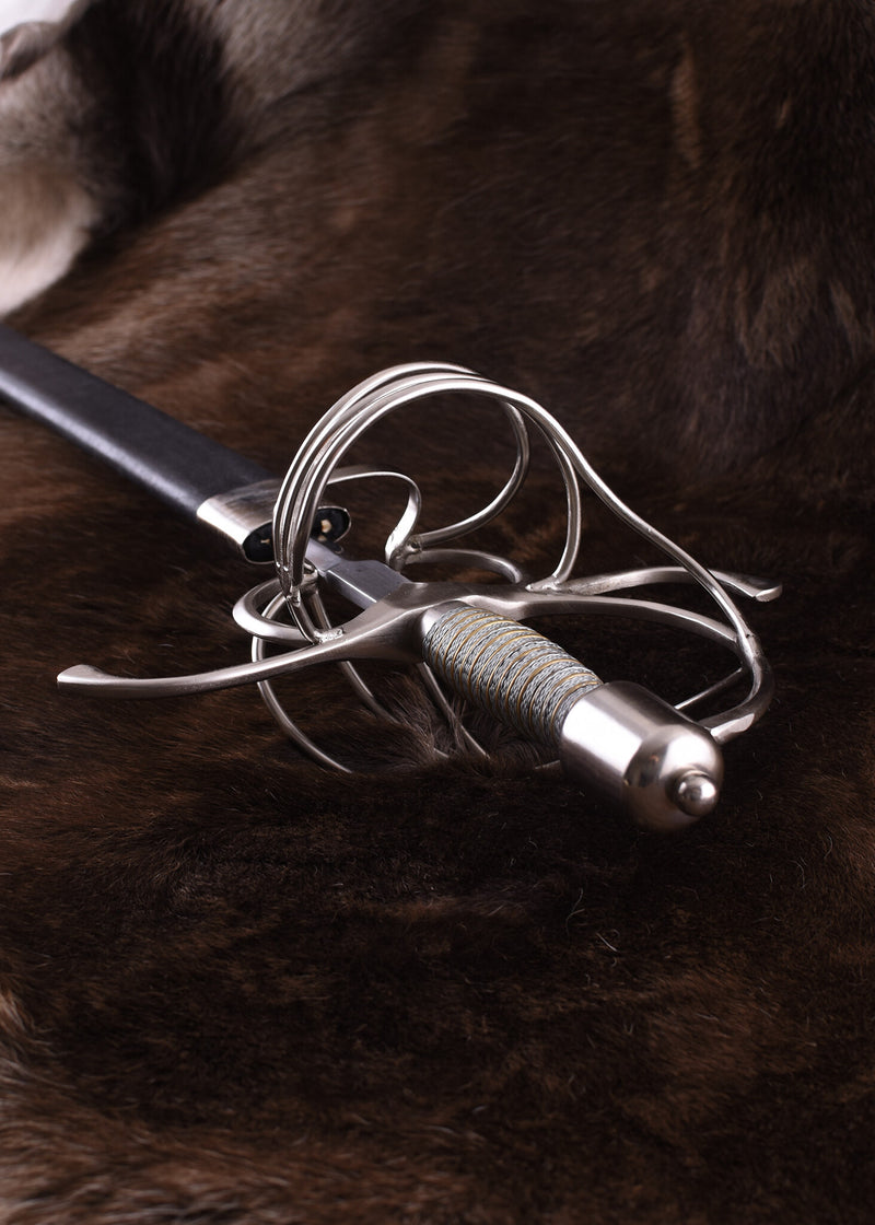 German rapier 17th century, semi-sharp