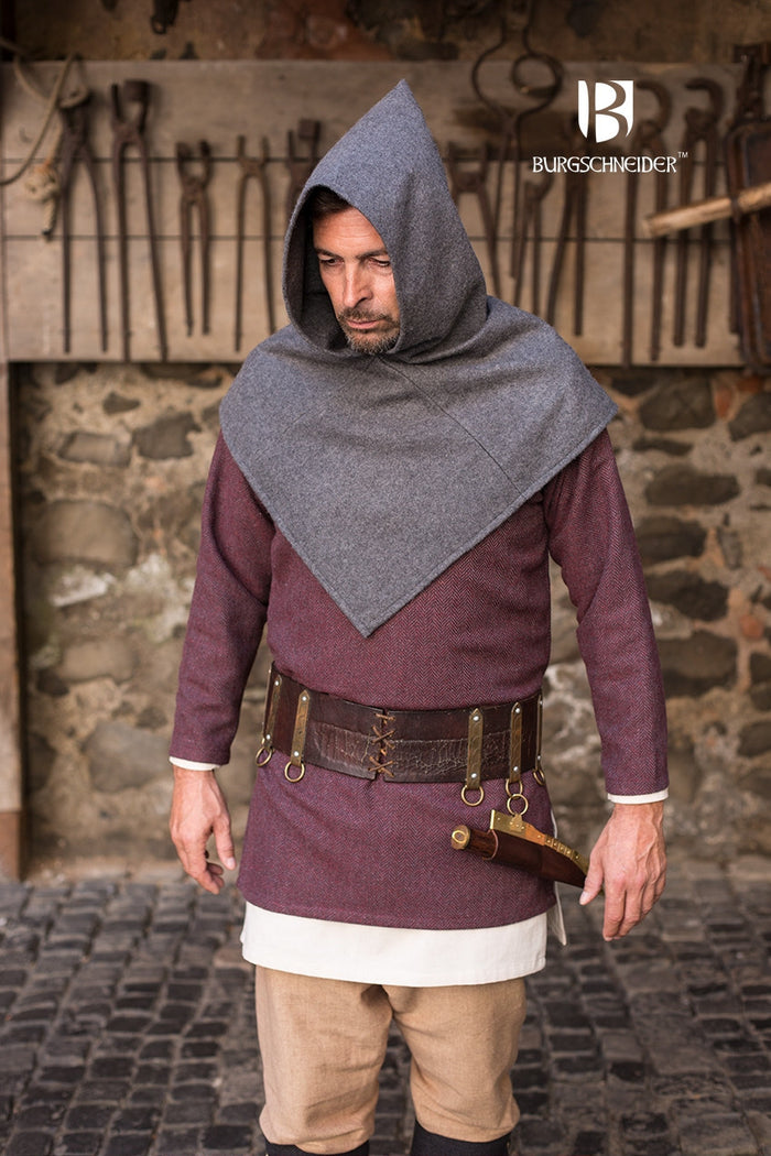 Chaperon Skjoldehamm, wool blend, grey