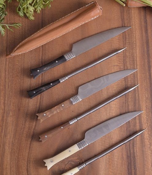 Juego de cubiertos (1450–1550), acero inoxidable