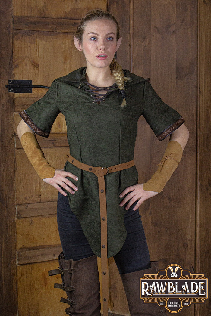 Briannan Ranger tunic, suede, green