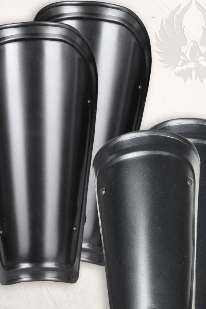 Bracers en scheenplaten Adam gebronsd, 1.2 mm