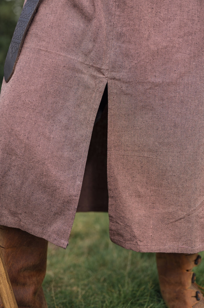 Celtic tunic, short sleeves, light brown