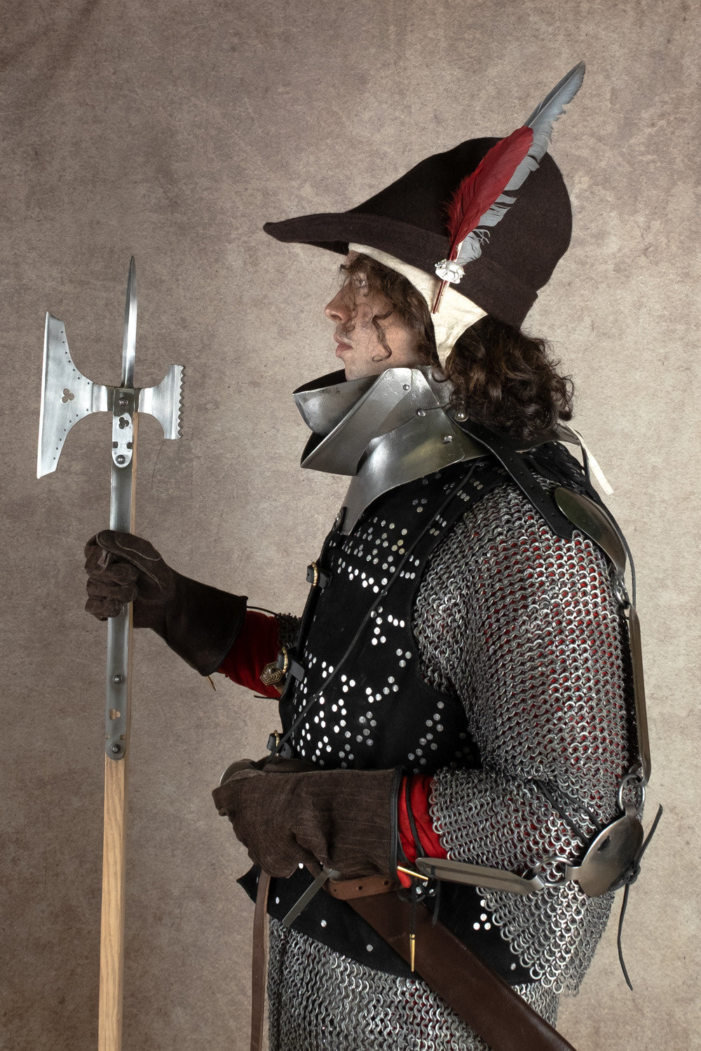 15e eeuwse bevor, ongepolijst, 1.2 mm