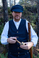 1920 chapeau Charlie, bleu