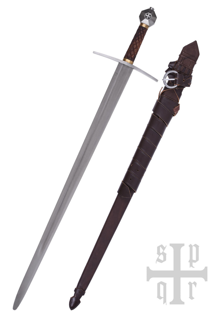 Spada lunga medievale Oakeshott XIIa, smussata (battle-ready)