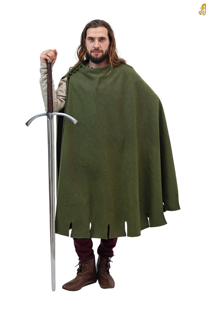 Manteau Bockstenman du XIVe siècle, laine, vert