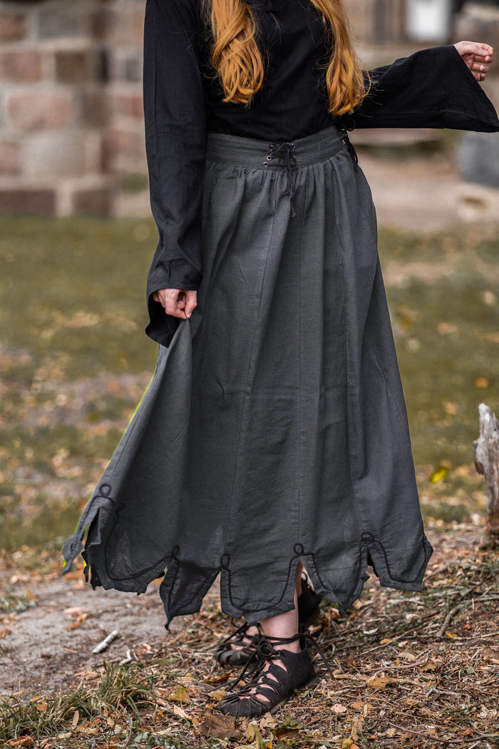 Spódnica renesansowa, niebieska