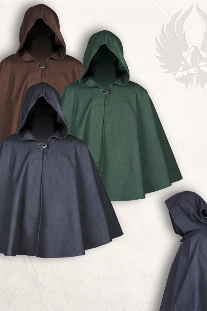 Medieval cape Kim, black