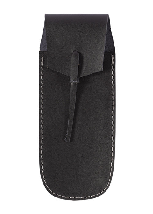 Ensemble de couverts médiévaux avec bourse en cuir