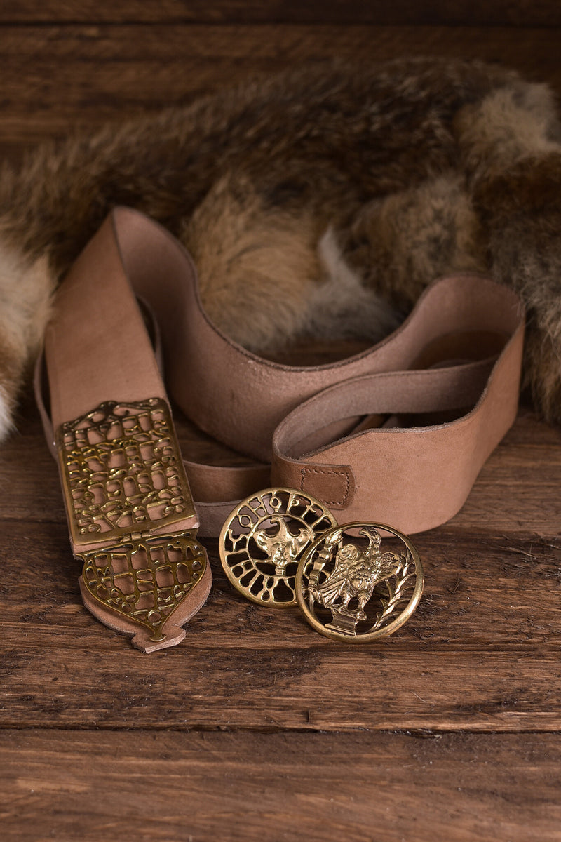 Cintura romana Castrum Zugmantel, marrone