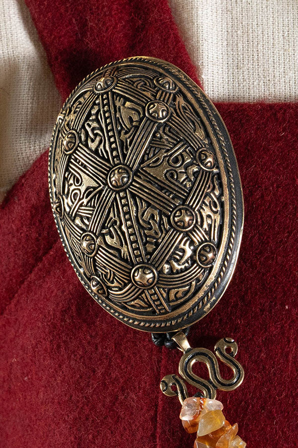 Broche tortue d'Oseberg, en bronze, prix à l'unité