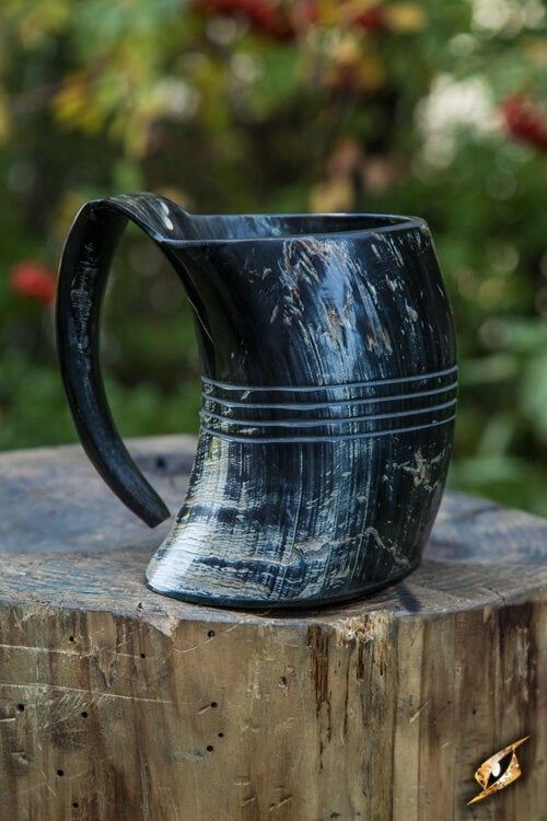 Corne à boire Shetland, sombre, 500-650 ml