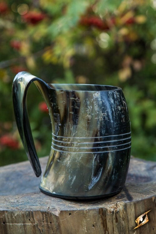 Copa de cuerno Shetland, clara, 500–650 ml