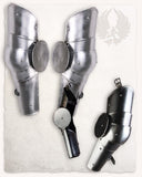 Vambraces Gustav, Armpanzer, schwarz, 1,2 mm