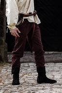 Bomuldsbukser Alin, mørkebrun