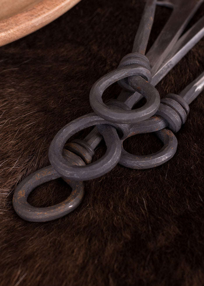 Conjunto de talheres medieval em aço inoxidável